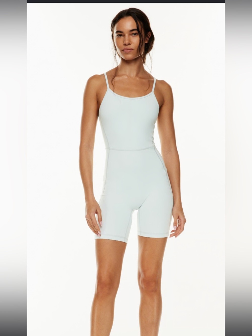 Wilfred Light Gray Sleeveless Jumpsuit Romper